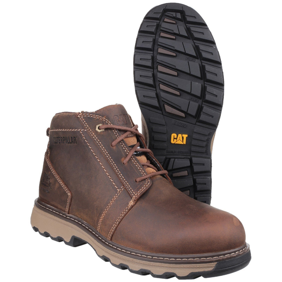 Caterpillar soft sale toe work boots