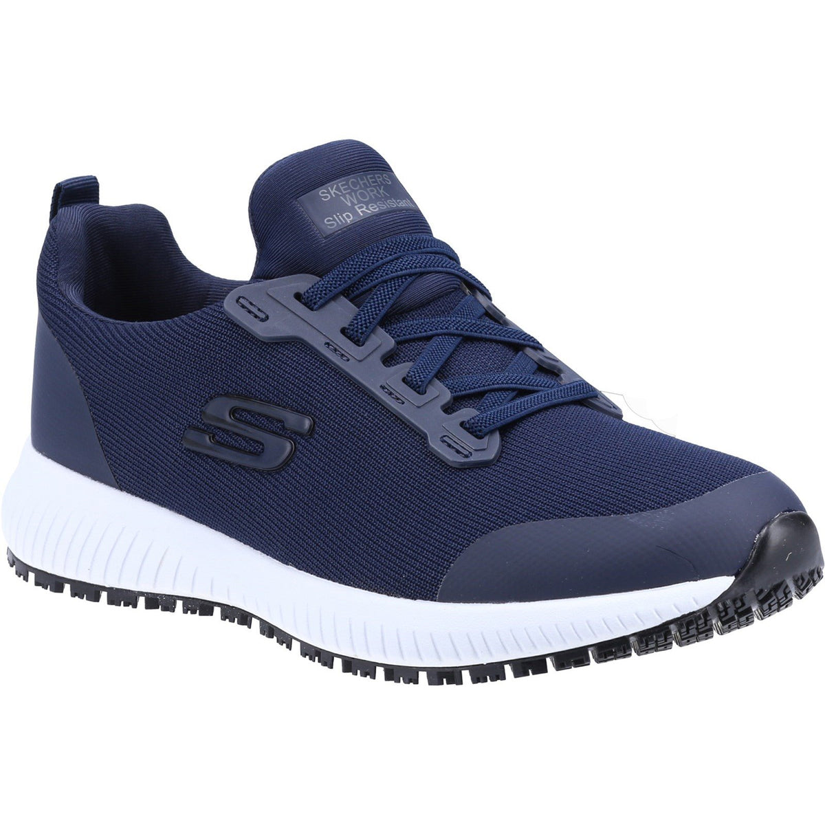 Skechers slip on navy on sale blue