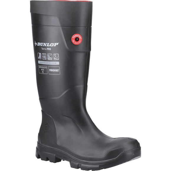 Dunlop TerraPro Full Safety Wellington | Steel Toe Cap