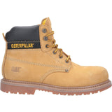 Caterpillar Safety Boots CAT Powerplant Safety Work Boot with Steel Toe Cap - Wheat