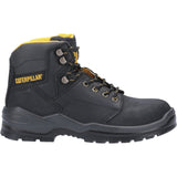 Caterpillar Safety Boots CAT Striver Wide-Fit Safety Boot with Steel Toe Cap - Black