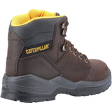 Caterpillar Safety Boots CAT Striver Wide-Fit Safety Boot with Steel Toe Cap - Brown