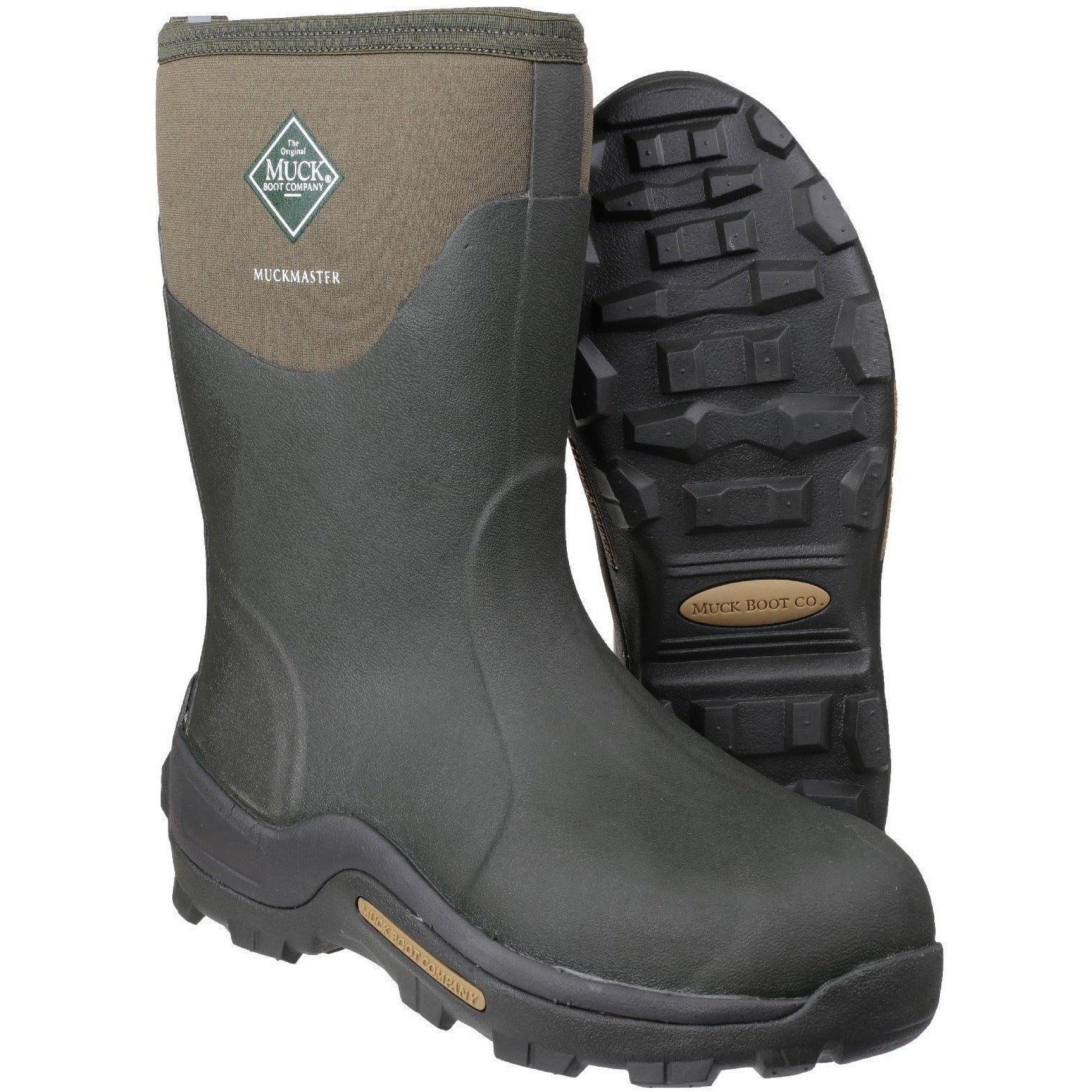 Muck Boots Muckmaster Mid Height Wellingtons Moss WORK SAFETY