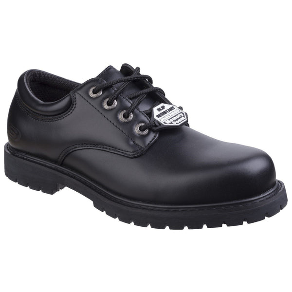 Skechers steel toe non hot sale slip