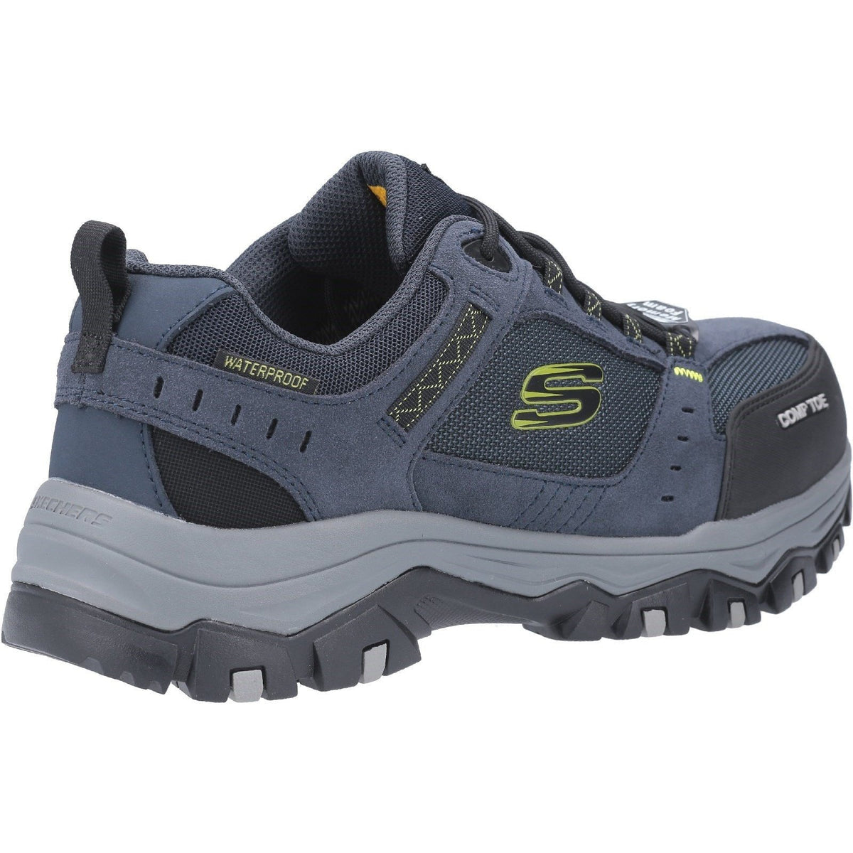 Skechers Work Greetah Mens Wide Fit EE Safety Trainer with Composite T ...